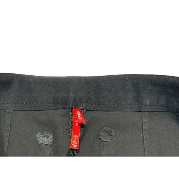 Spanx Polished‎ Black Pull On Ankle Pants Large Faded Black - Picture 4 of 9